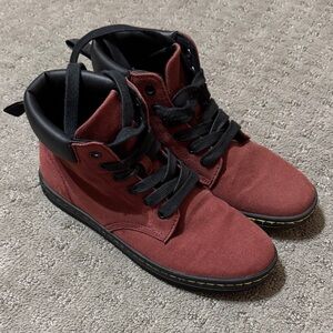 Dr. Martens Maelly Red High-Top Sneakers  size 7 women’s